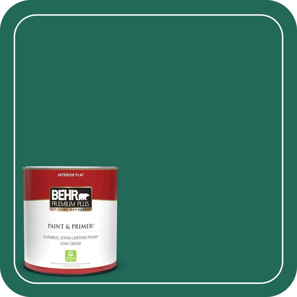1 qt. #S-H-480 Forest Rain Flat Low Odor Interior Paint & Primer price history on PriceWatchPro