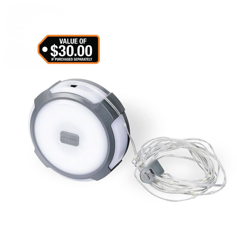 Defiant 250-Lumens 2-in 1 Multi-functional Rechargeable Utility