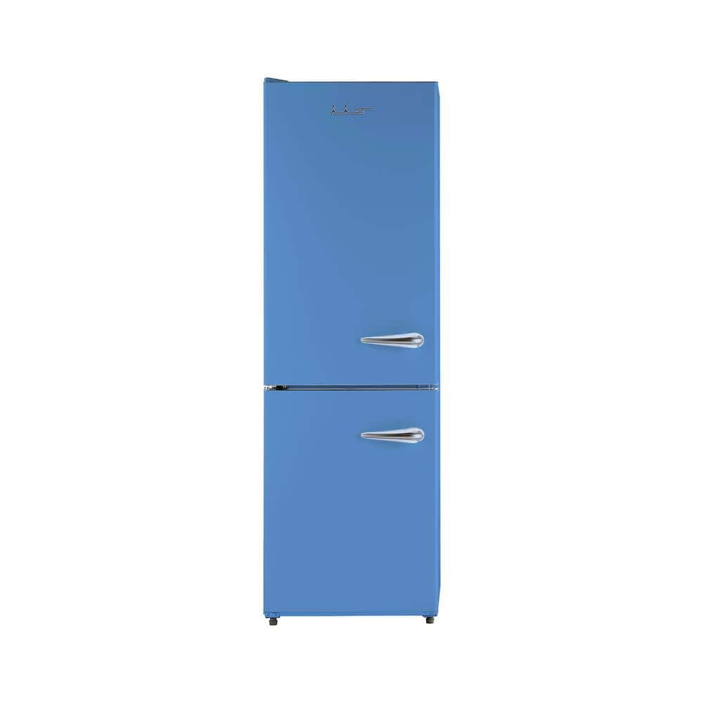 light blue fridge freezer