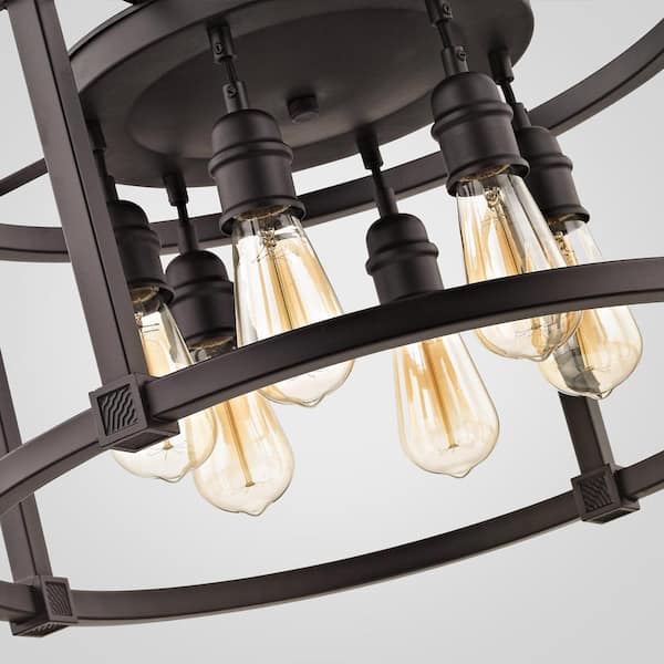 6 light pendant romaro row collection