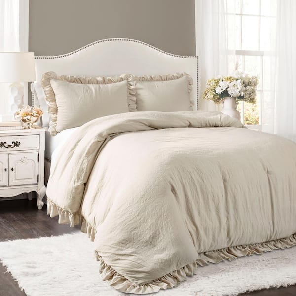 Lush Decor Reyna Comforter Wheat 3Piece King Set16T003866 The Home