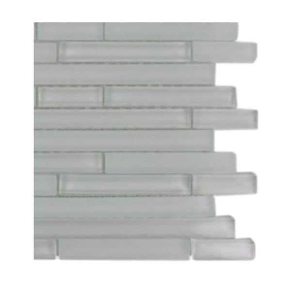 Ivy Hill Tile Temple Floes Glass Mosaic Floor and Wall Tile - 3 in. x 6 in. x 8 mm Tile Sample