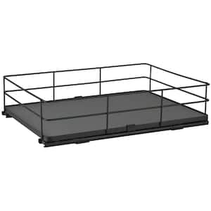 Large Slide Out Shelf Organizer in Matte Black