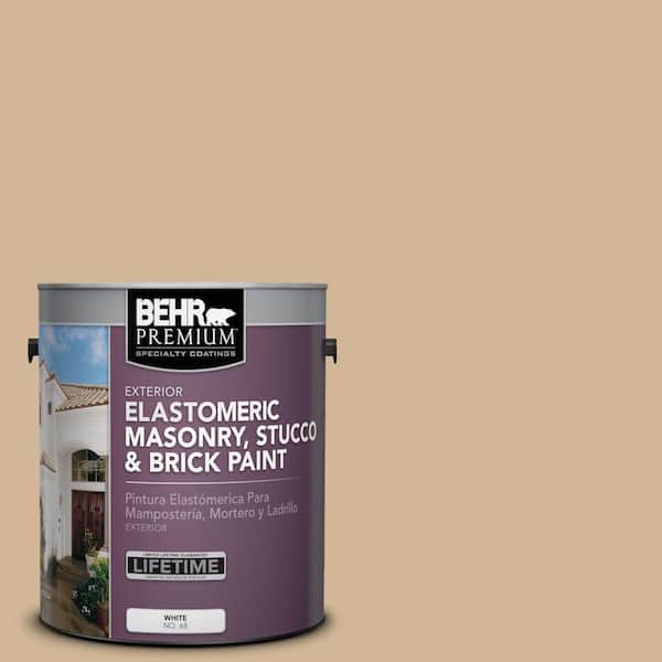 1 gal. #MS-29 Antique Gold Elastomeric Masonry, Stucco and Brick Exterior Paint