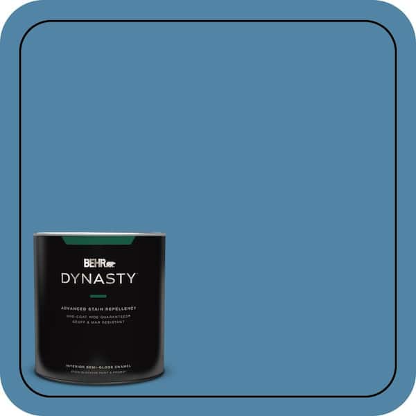 BEHR DYNASTY 1 qt. #M500-4 Hemisphere One-Coat Hide Semi-Gloss Enamel Interior Stain-Blocking Paint and Primer