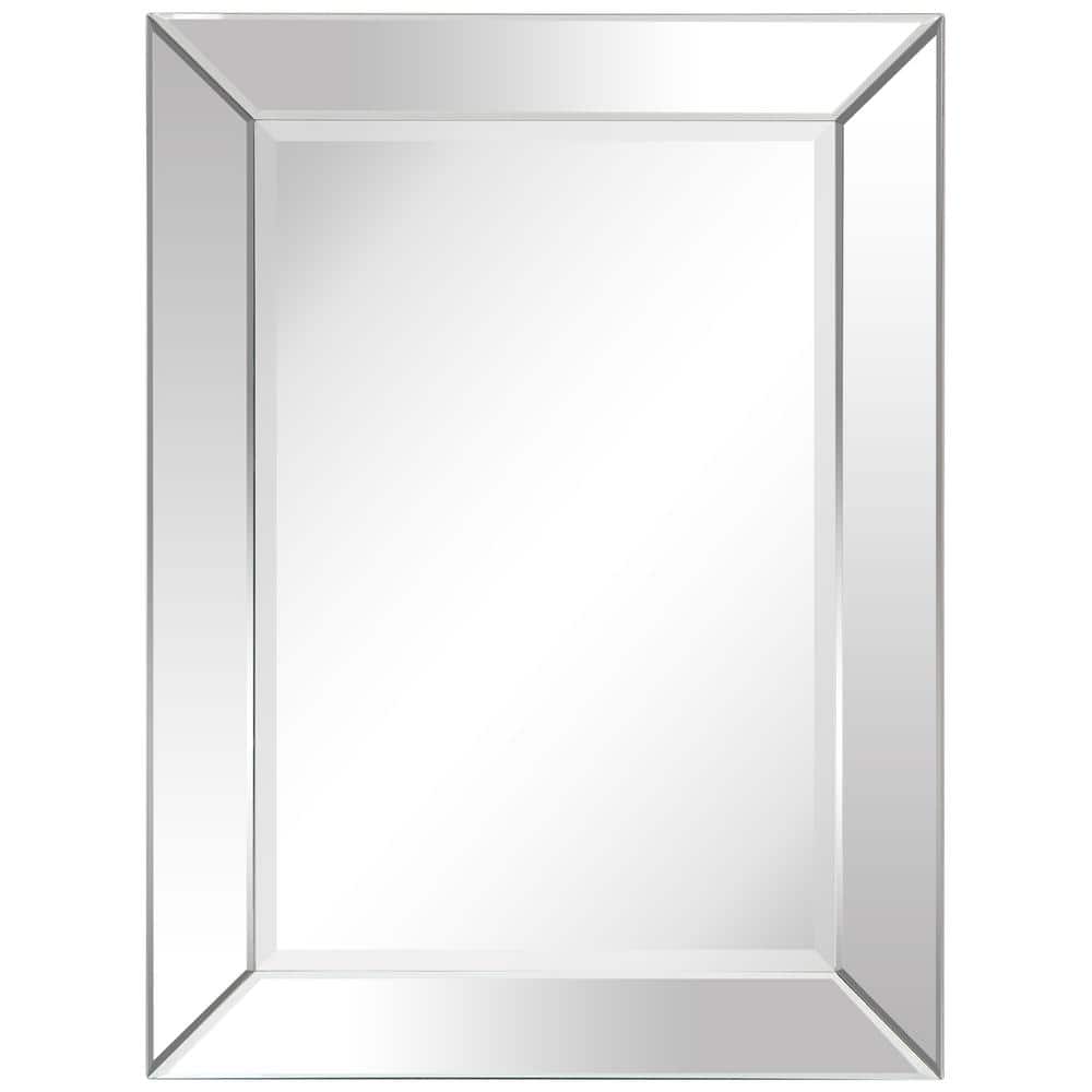 Eldemire Solid Wood Full-Length Beveled Rectangular Mirror