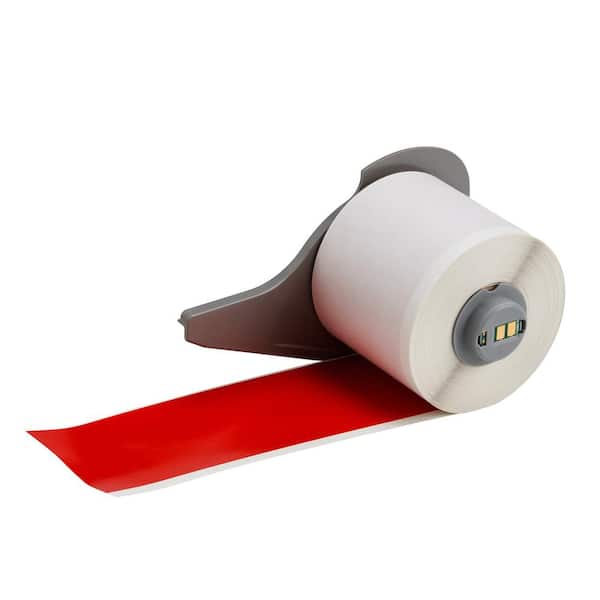 All-Weather Vinyl Labels 2 in. W x 50 ft. L Red M710; BMP71