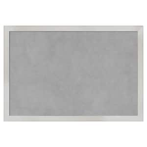 Svelte Silver 19 in. x 13 in. Framed Magnetic Board