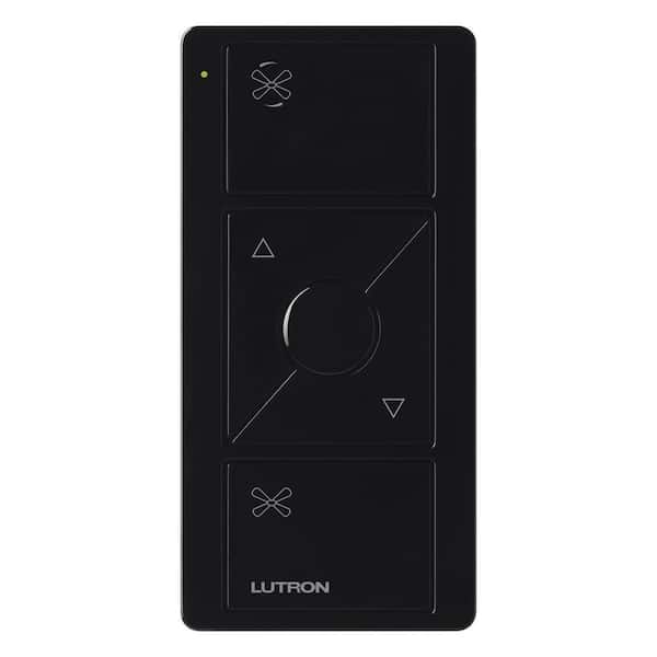 Lutron Pico Smart Remote for Caseta Smart Fan Speed Control, Black (PJ2-3BRL-GBL-F01)