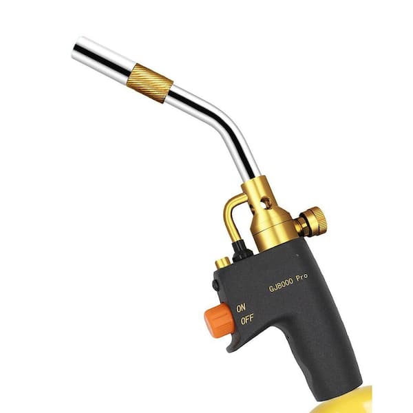 High Intensity Cast Aluminum Brass Steel Propane Torch Head with Adjustable Trigger Ignition for Welding Kit