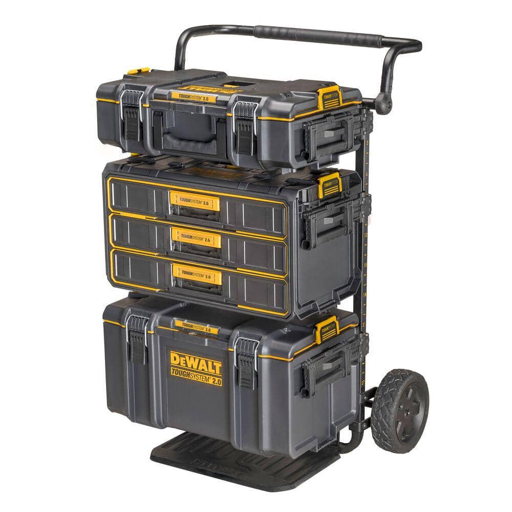 Black and Yellow Plastic 3-Drawer Tool Organizer