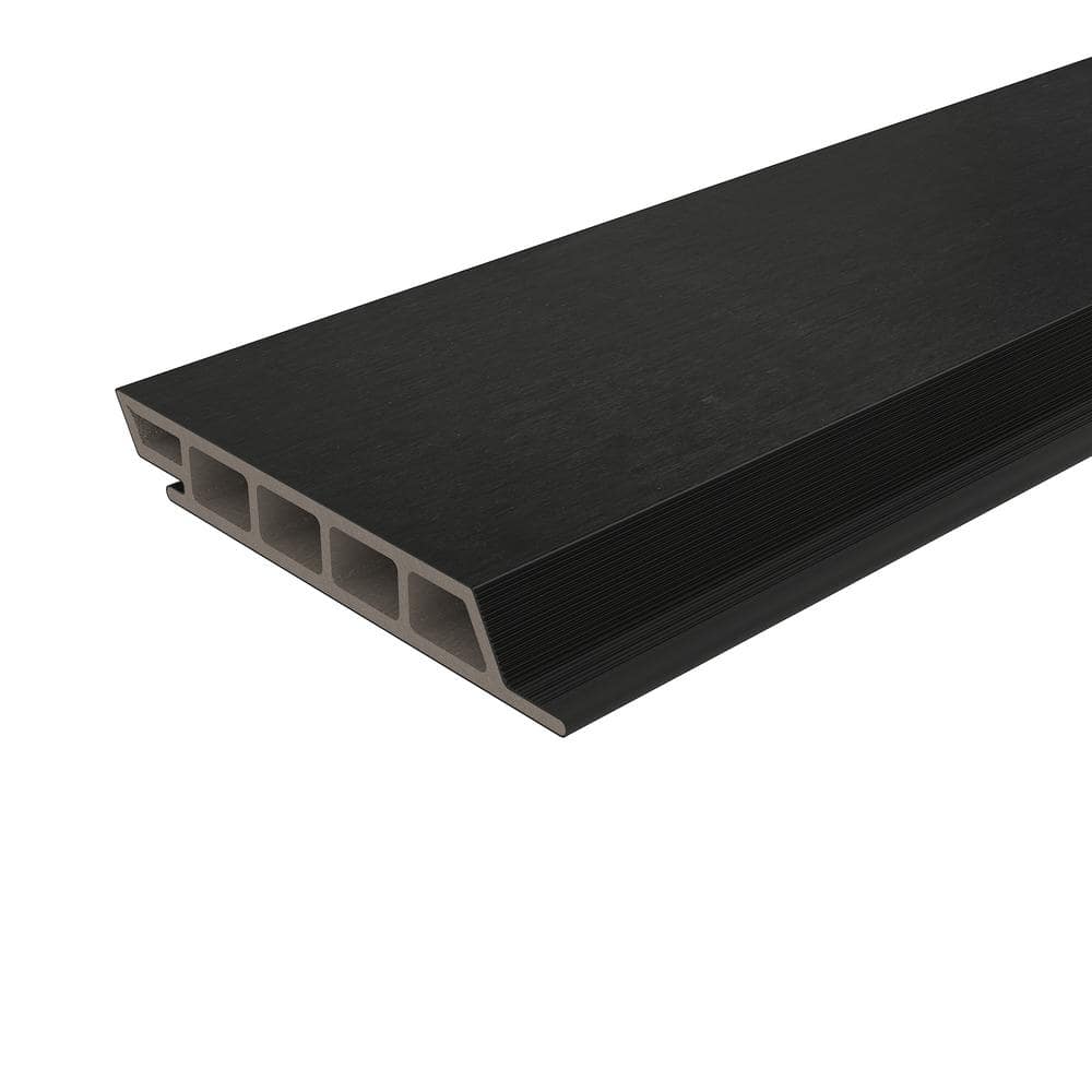 Shadowline All Weather System 6.7 in. x 12 in. Composite Siding in Indian Ebony Sample price history on PriceWatchPro