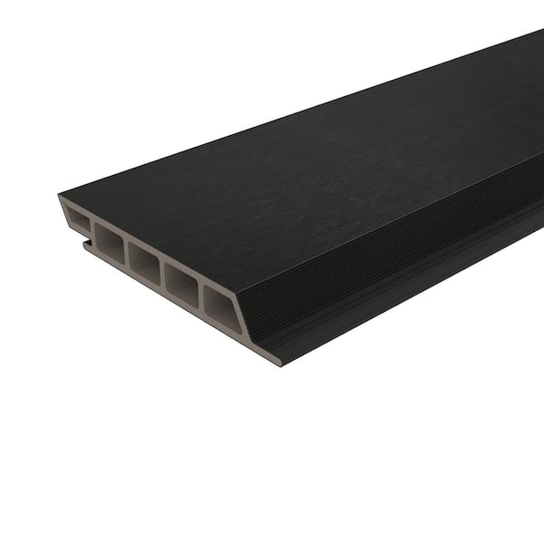 Shadowline All Weather System 6.7 in. x 12 in. Composite Siding in Indian Ebony Sample