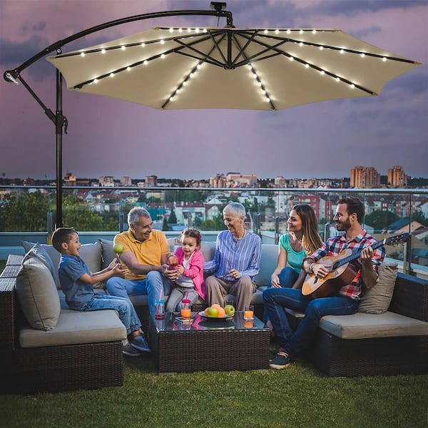 bottom half of patio umbrella Terrace Arc 9 ft Scalloped Fringe Market with Crank, Tilt Button and UV Protection Coral Pink/Brown Pole CORE RENO Color:Butter Twisted the stand also includes Turquoise Crank & Tilt