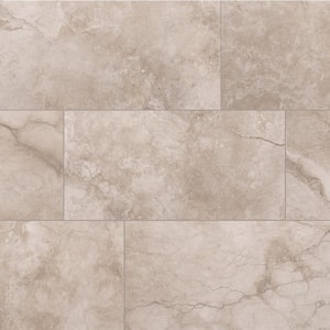 Oasis Beige Matte 12 in. x 24 in. Porcelain Floor and Wall Tile Sample (1.9 sq. ft./Piece)