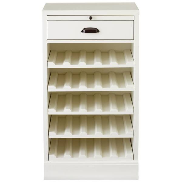 Home Decorators Collection Quentin Polar White Bar Cabinet