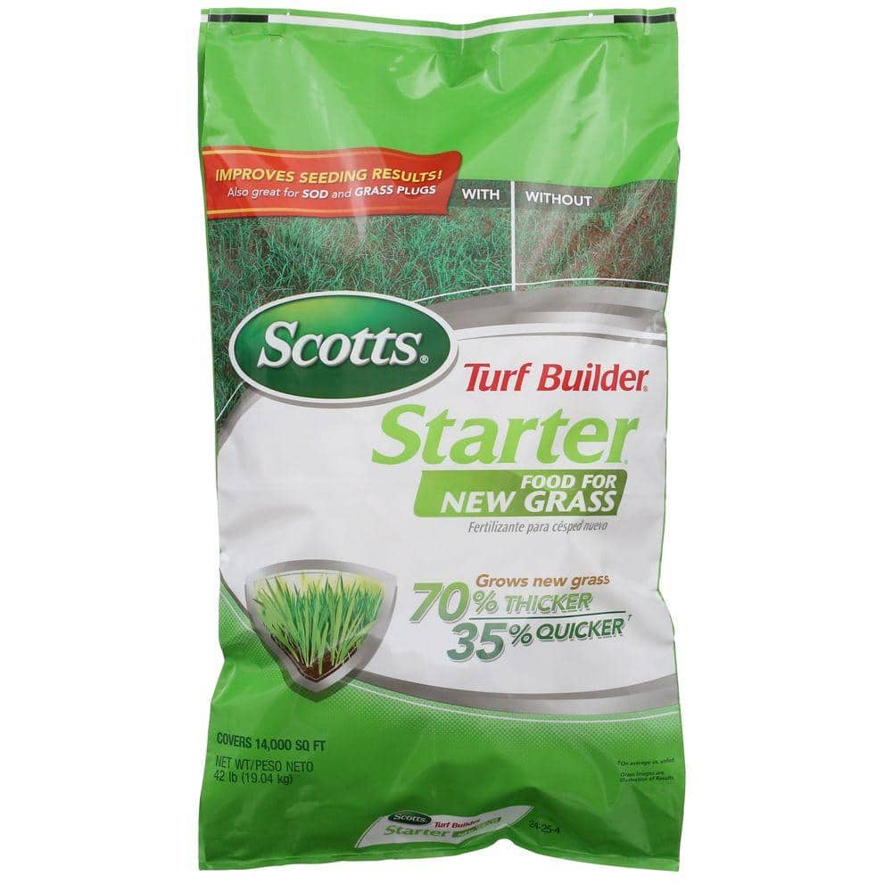 Scotts 14,000 sq. ft. Turf Builder Starter Brand Fertilizer 20814 - The ...