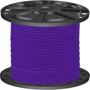 2,500 ft. 10 Purple Solid CU THHN Wire