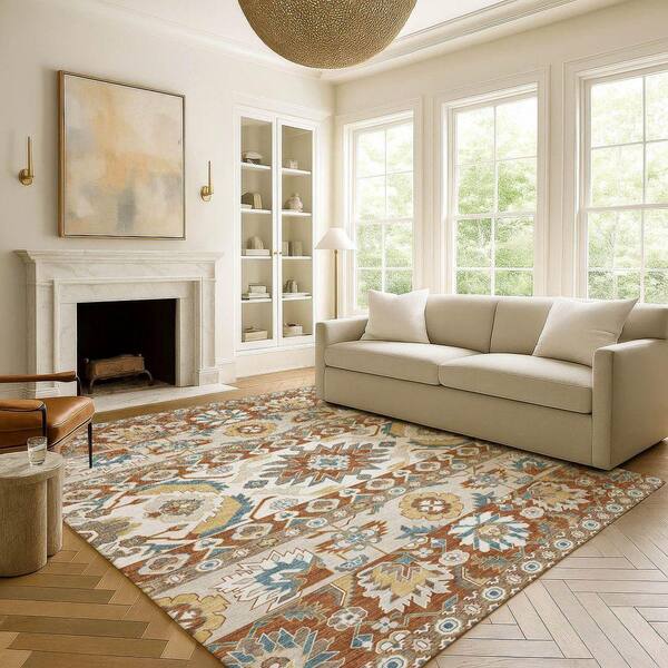 ファンデーション Arika Addison Rugs Chantille Machine Washable Indoor/Outdoor Abstract