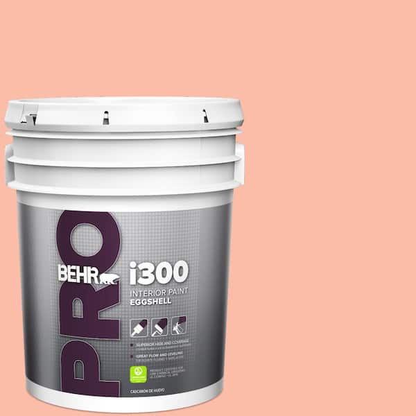BEHR PRO 5 gal. #200A-3 Blushing Apricot Eggshell Interior Paint