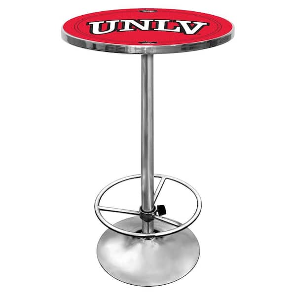 Trademark UNLV Chrome Pub/Bar Table
