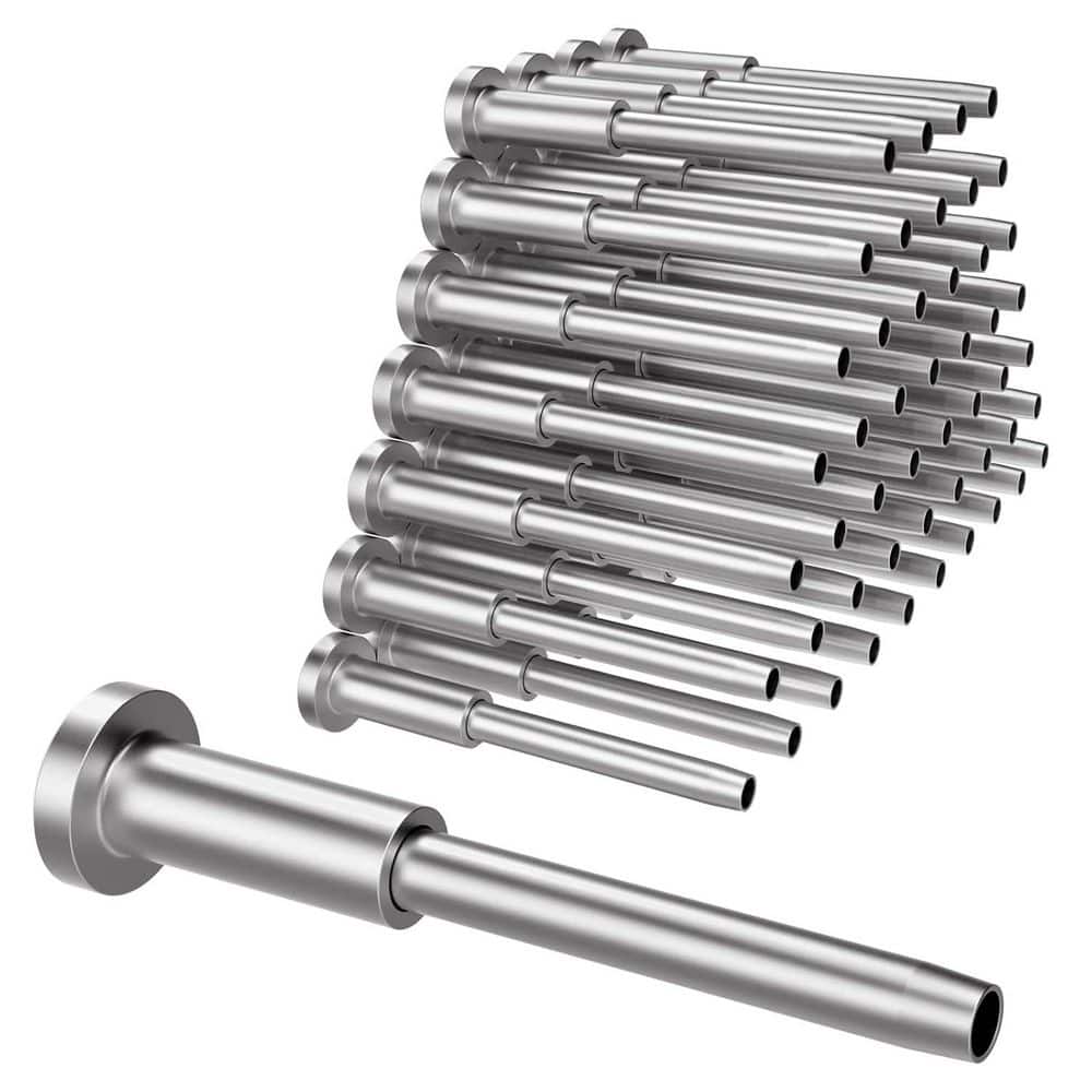 2.57 in. H x 5.28 in. W Black T316 Metal Invisible Cable Railing Kit, Swage End, Stair Railing Kit (50-Pack) price history on PriceWatchPro