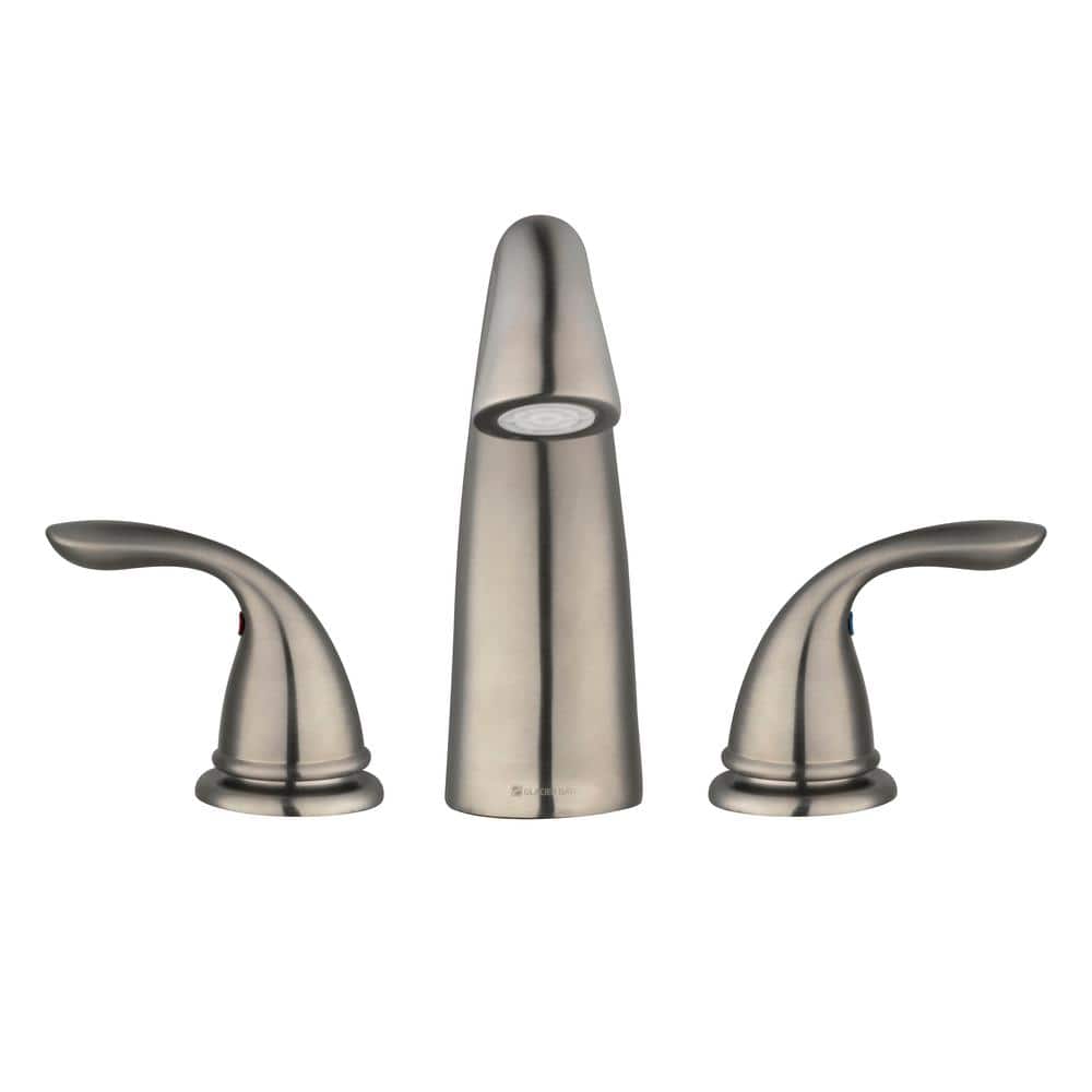 Builders Brushed Nickel 2-Handle Deck-Mount Roman Tub Faucet