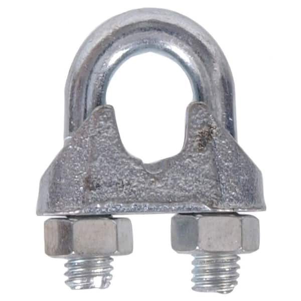 Hardware Essentials 5/16 in. Wire Rope Clip in Zinc-Plated (25-Pack)  310218.0 - The Home Depot