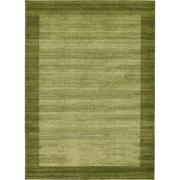 Unique Loom Del Mar Abigail Light Green 8' 0 x 11' 4 Area Rug 3132217 ...