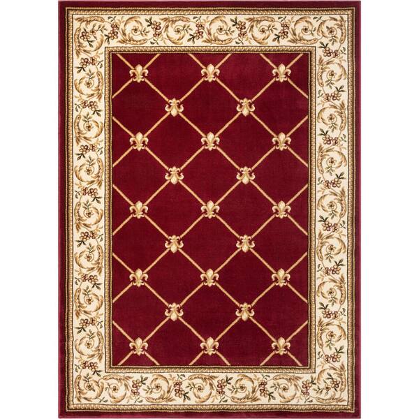 Well Woven Timeless Aviva Traditional Red 10'11 x 15' Area Rug 