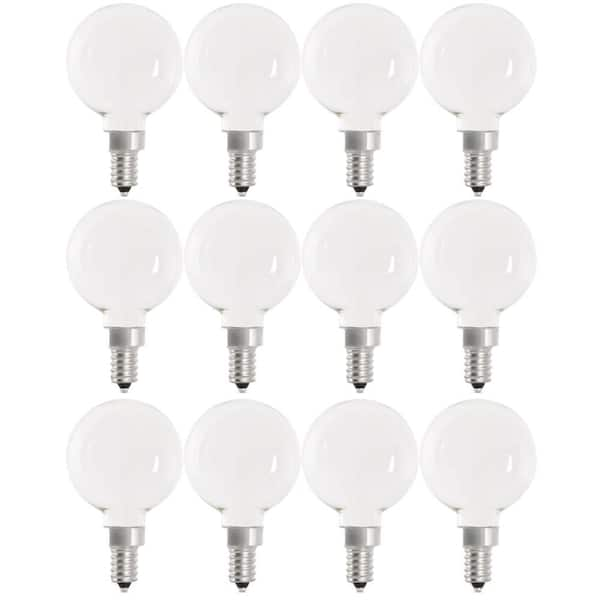 Feit Electric 60 Watt Equivalent G16.5 Dimmable Filament CEC White