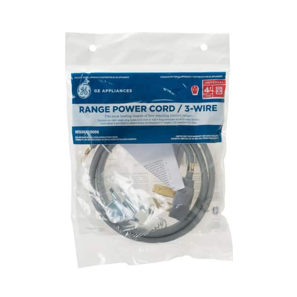 GE Range Cord for Universal for most free-standing electric ranges