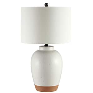 Portcia 27.5 in. Ivory Table Lamp