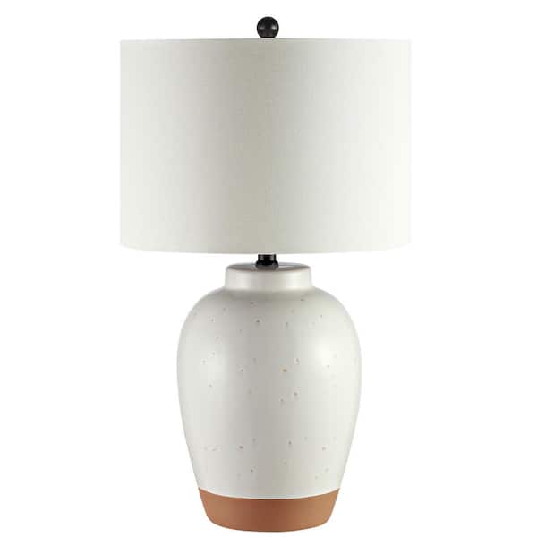 SAFAVIEH Portcia 27.5 in. Ivory Table Lamp