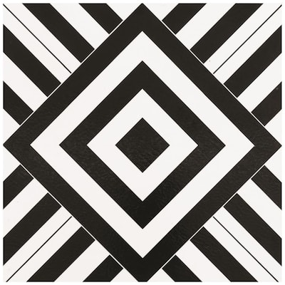 Black & White Candy Vinyl Flooring