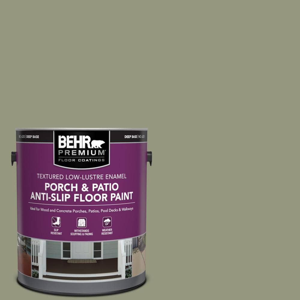 1 gal. #S380-5 Milkweed Pod Textured Low-Lustre Enamel Interior/Exterior Porch and Patio Anti-Slip Floor Paint price history on PriceWatchPro