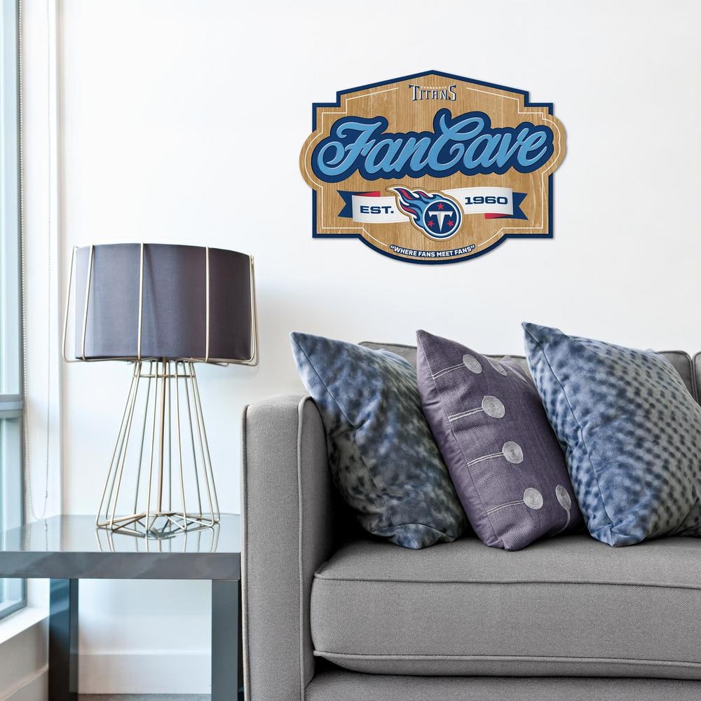 YouTheFan NFL Tennessee Titans Fan Cave Decorative Sign 1903684 - The Home  Depot