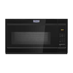 1.7 cu. ft. Over the Range Microwave with Stainless Steel Cavity in Black
