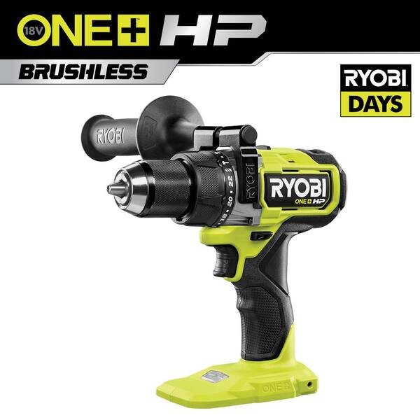 RYOBI ONE+ HP Brushless Cordless 1/2 in. Hammer Drill (Tool Only) PBLHM101B - The Home Depot