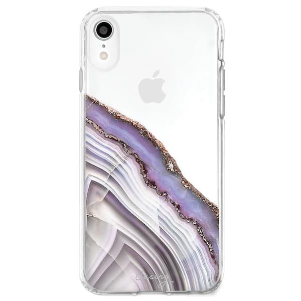 CASERY Agate Case for iPhone XR in Light Purple