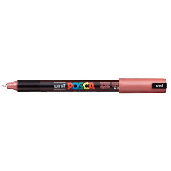 POSCA PC-1MR Ultra-Fine Tip Paint Pen, Metallic Red 076860 - The Home Depot