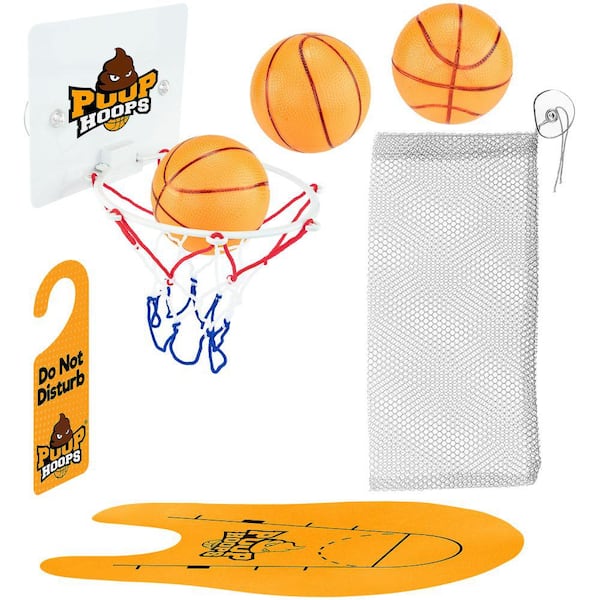 toilet basketball set