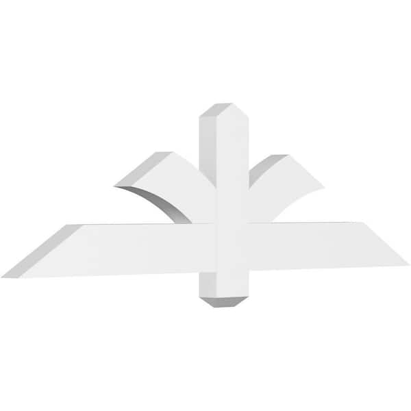 Ekena Millwork Redmond 48 in. W x 14 in. H x 2 in. D Signature Polyurethane Bracket