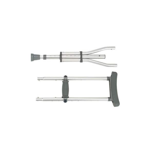 Drive Medical Knock Down Universal Aluminum Crutches (1-Pair)