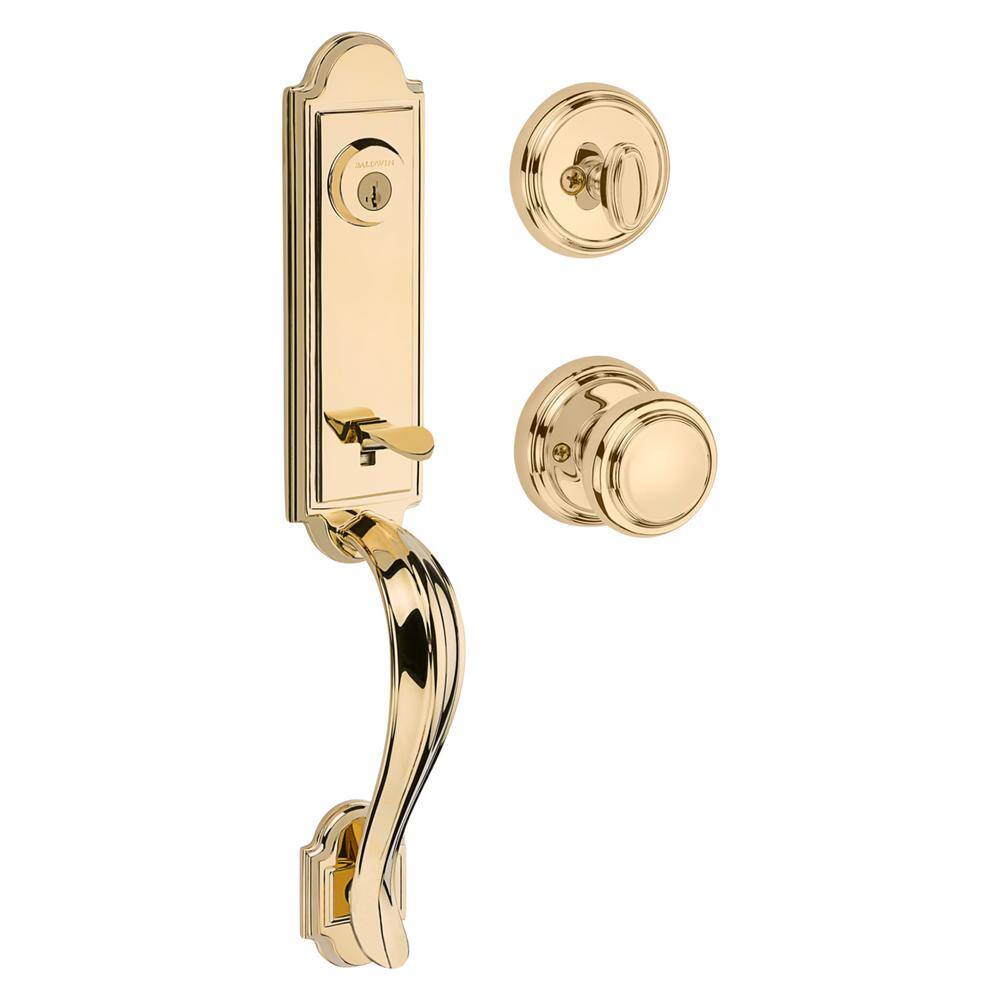 Baldwin Prestige Avendale Single Cylinder Lifetime Polished Brass