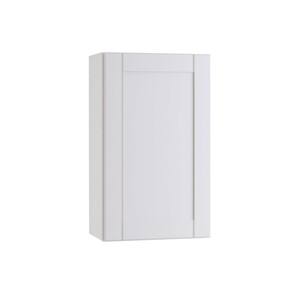 Washington Vesper White Plywood Shaker Stock Assembled Wall Kitchen Cabinet Soft Close Left 21 in. x 30 in. x12 in.