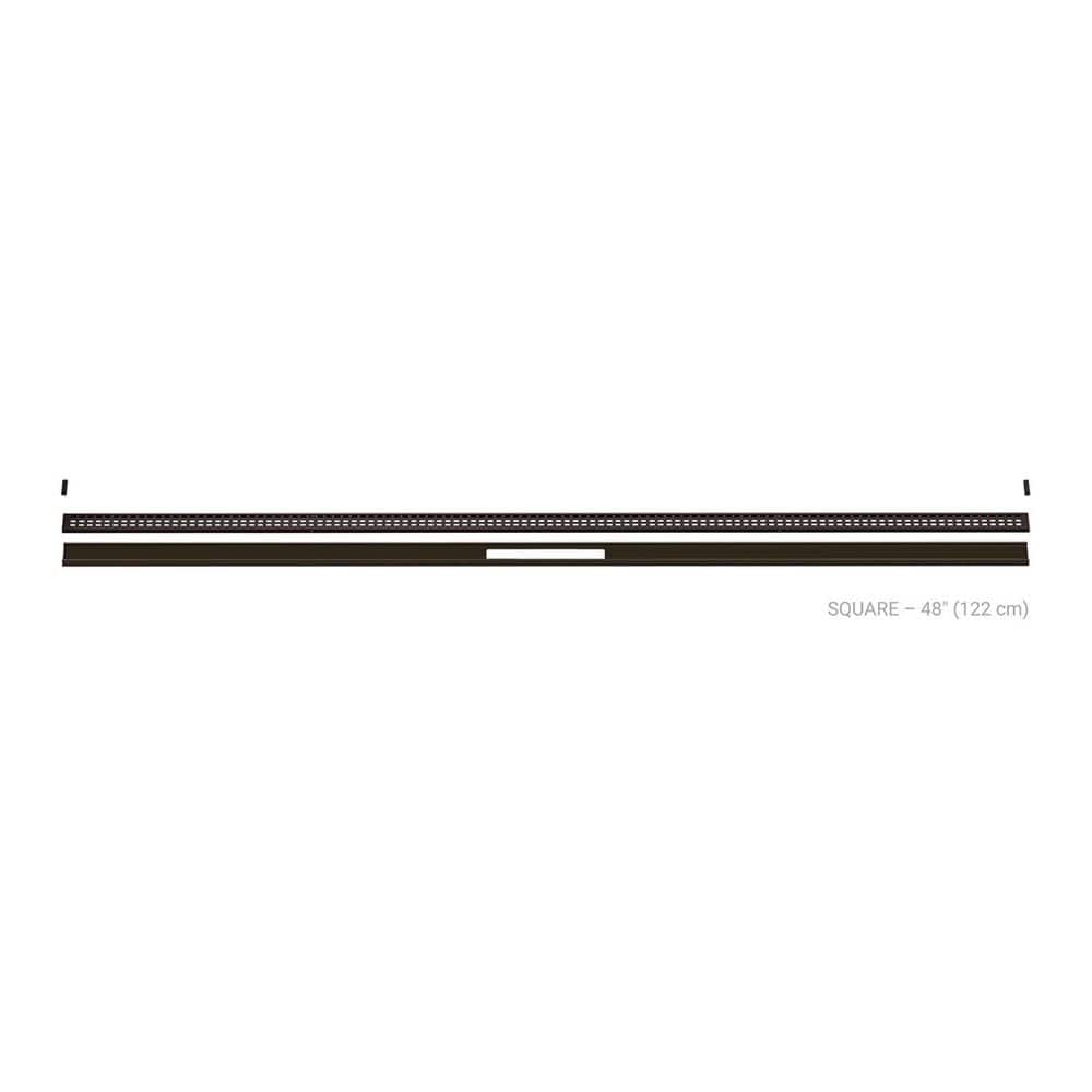 Kerdi-Line-Vario Bronze 48 in. Square Grate and Channel Floor Installation Kit for Accessory price history on PriceWatchPro