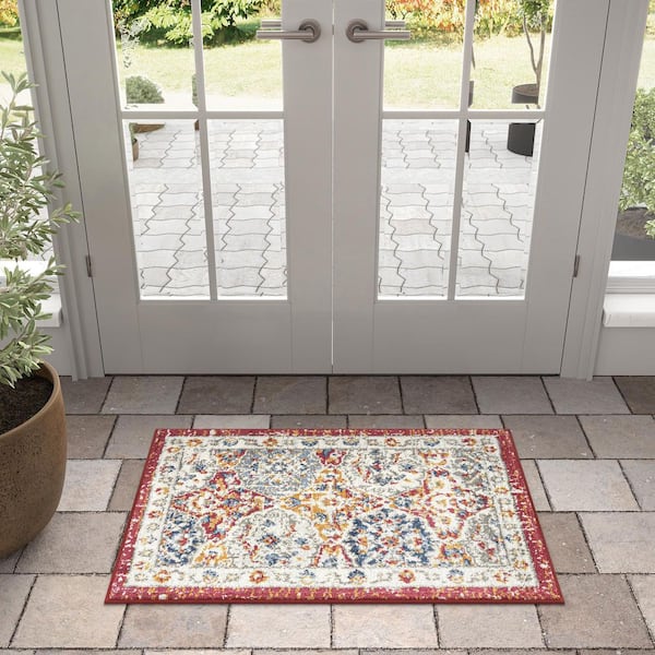 Chelsea Multi-Color 2 ft. x 3 ft. Oriental Indoor Area Rug