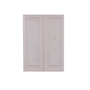 Princeton Assembled 36 in. x 42 in. x 12 in. Wall Cabinet with 2 Doors 3 Shelves in Creamy White