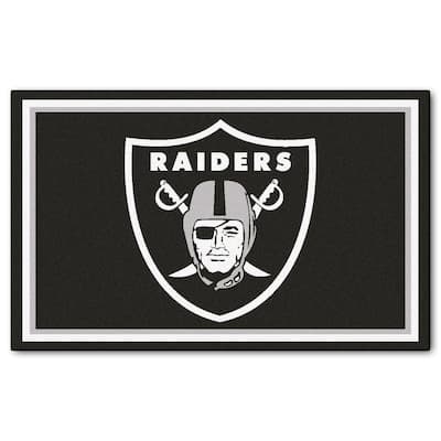 NFL - Las Vegas Raiders 4 ft. x 6 ft. Area Rug